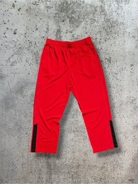 Vintage Y2K Starter Red Black Baggy Track Pants Men’s L